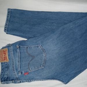 Levis blue skinny jeans